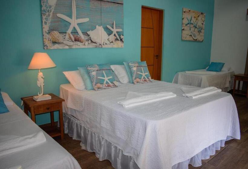 Четырехместный Номер Deluxe, Pousada Aloha Ubatuba