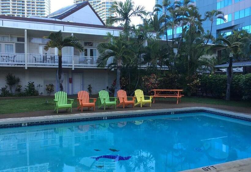 اتاق استاندارد با بالکن, By The Beach Waikiki Heritage Hotel Honalulu