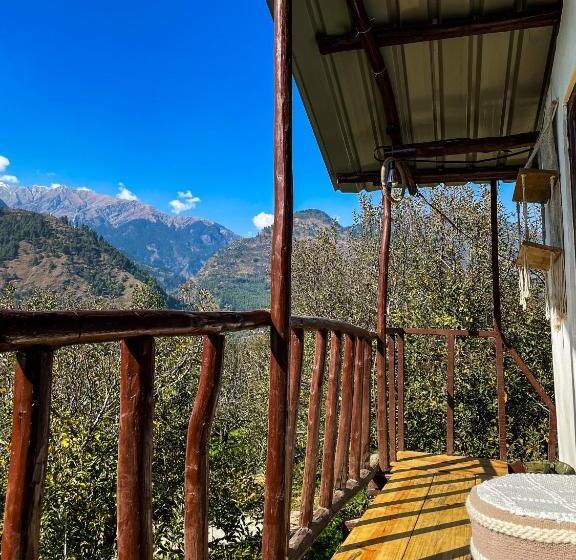اتاق استاندارد با چشم‌انداز کوهستان, Mandap Cottage & Cafe