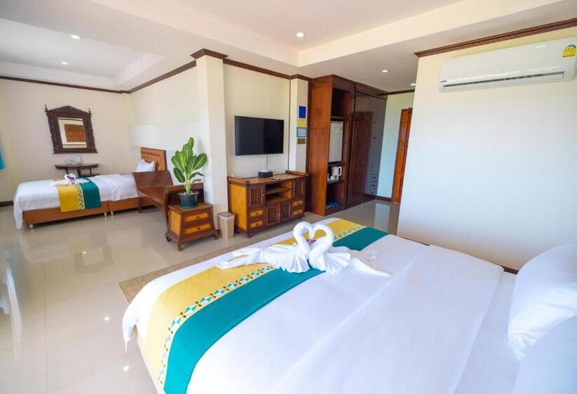 패밀리 룸 바다 전망, Phuket Kana International Hotel普吉岛卡娜国际酒店