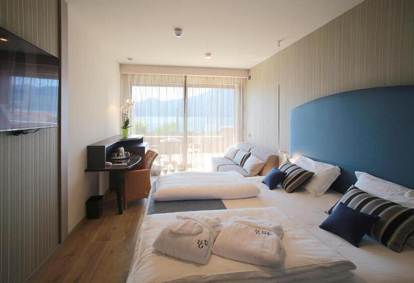 اتاق لوکس با چشم‌انداز دریاچه, Villa Remo By Hotel Galvani