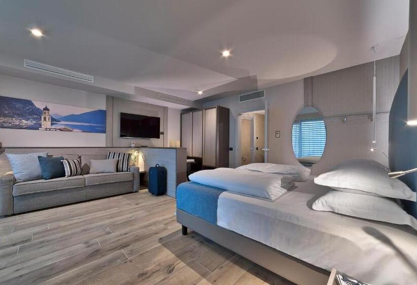 اتاق پریمیوم با چشم‌انداز دریاچه, Villa Remo By Hotel Galvani