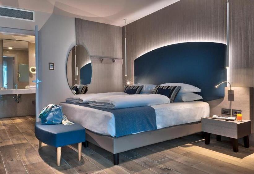 اتاق پریمیوم با چشم‌انداز دریاچه, Villa Remo By Hotel Galvani
