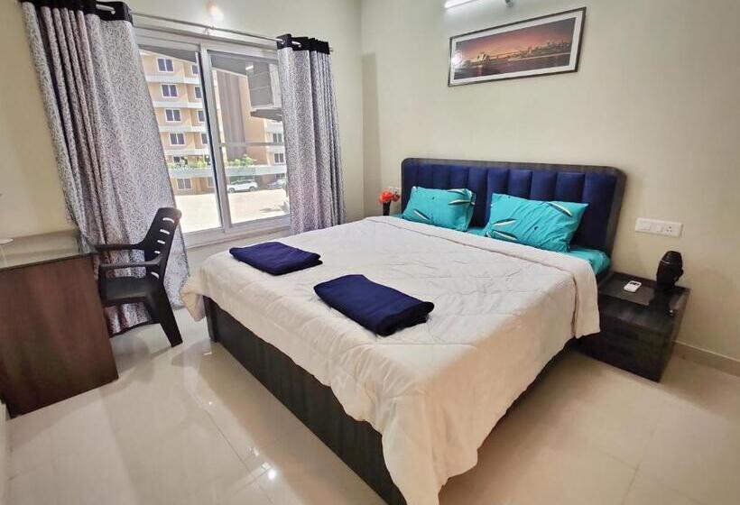 带大床的标准间, Cozy Condo At Mihan Nagpur