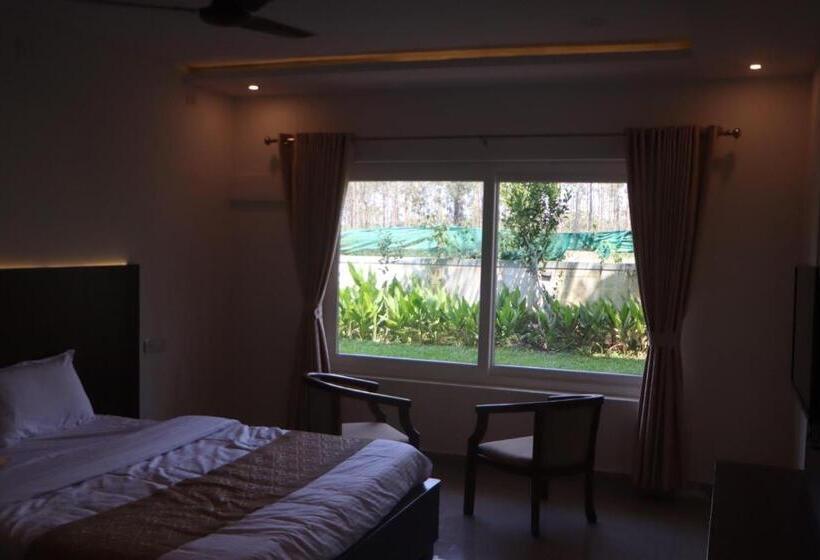 带大床的标准间, Mazra Retreat, Coorg Kushālnagar