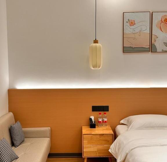 Стандартный Номер Кровать Кинг, Slowdown Hostel Wulong
