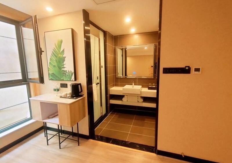 Номер Superior, Thank Inn Zaozhuang Tengzhou Jinghe Road Zhenai Mall