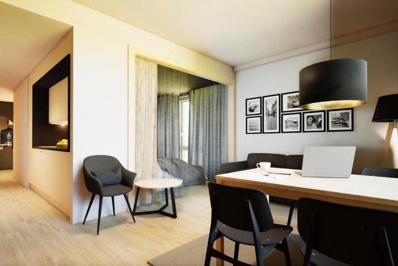 חדר סטנדרט לארבעה נוף לים, Nallikari Seaside Aalto Apartments
