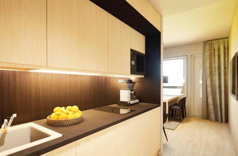 חדר סטנדרט לארבעה נוף לים, Nallikari Seaside Aalto Apartments