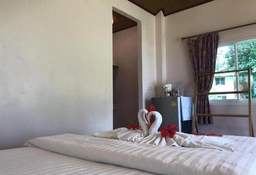 اتاق استاندارد با چشم‌انداز باغ, Prompakdee Kohmak Resort