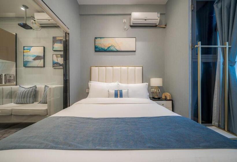 آپارتمان 1 خوابه, Gepai Executive Apartment   Shenzhen Futian Convention And Exhibition Center