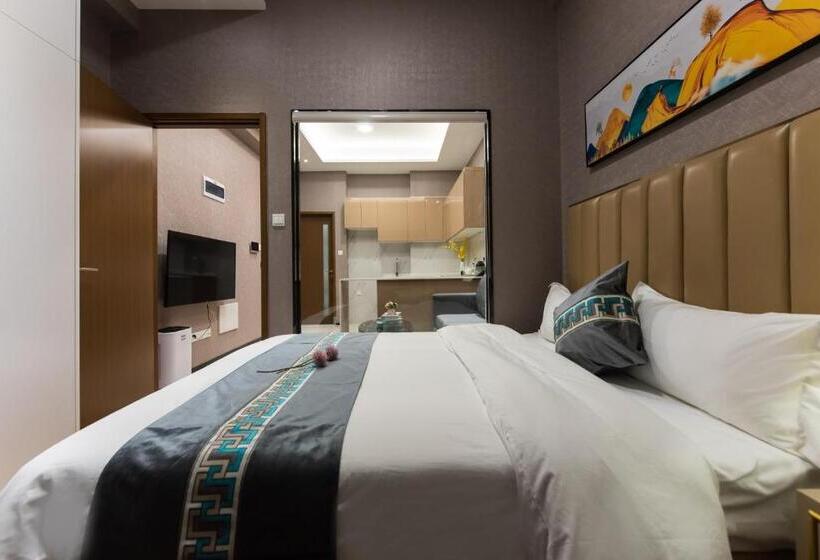 آپارتمان 1 خوابه, Gepai Executive Apartment   Shenzhen Futian Convention And Exhibition Center