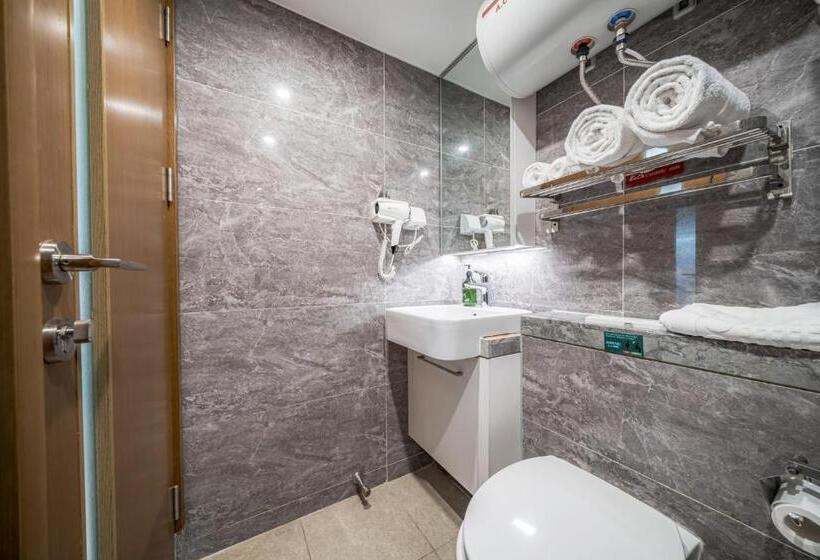 اتاق لوکس با تخت بزرگ, Gepai Executive Apartment   Shenzhen Futian Convention And Exhibition Center