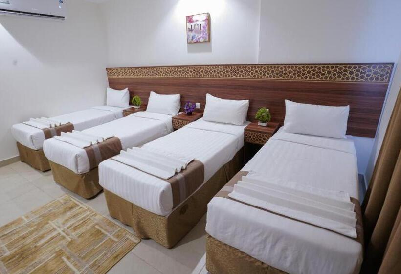 Quarto Quádruplo Estandar, فندق سيف بلص 1 من سما مكة