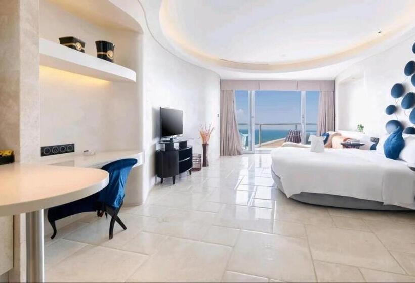 オーシャンビュースタンダードルームバルコニー付き, Sanya Romantic Journey Sea Resort & Spa