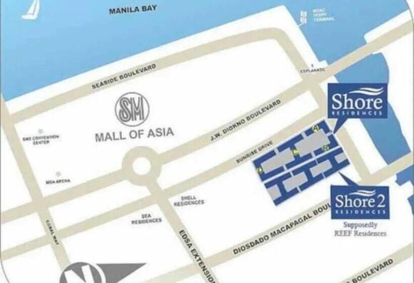 סוויטה משפחתית, Mall Of Asia Pasay Hotel Vibe 956 Staycation Shore Residences