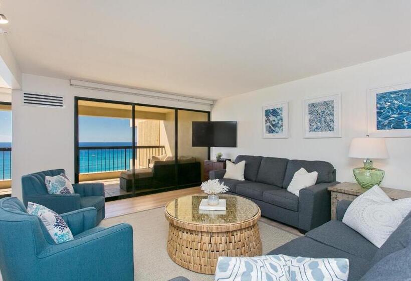 침실 1개 바다 전망 아파트, High Floor Luxury Oceanfront At Waikiki Beach Tower