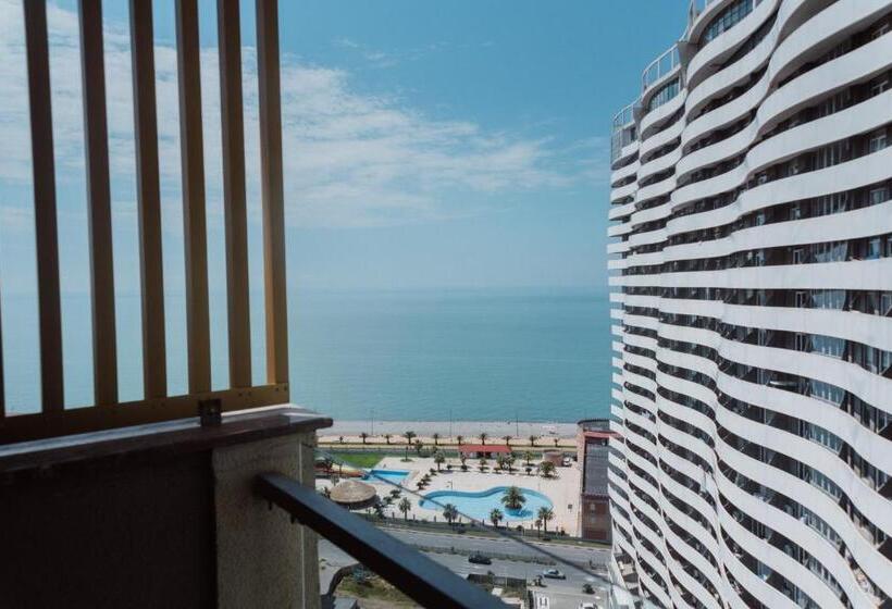 اتاق سه نفره دلوکس با چشم‌انداز دریا, Aparthotel Tangerine
