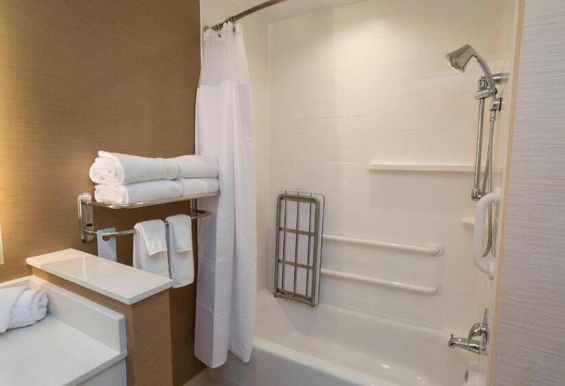 带大床的标准间, Fairfield Inn & Suites By Marriott Geneva Finger Lakes