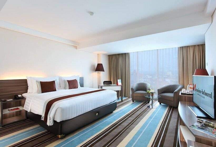 디럭스 룸 도시 전망, Swiss Belhotel Makassar