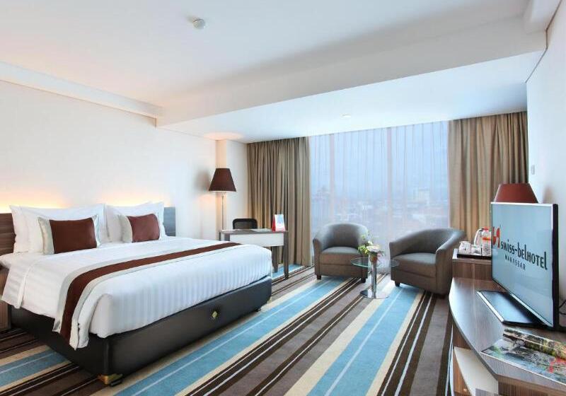 디럭스 룸 바다 전망, Swiss Belhotel Makassar