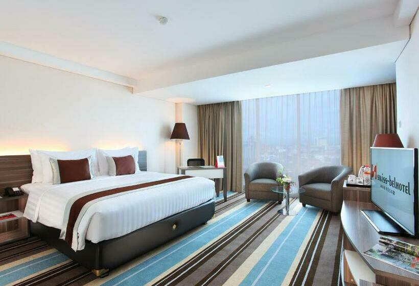 디럭스 룸 도시 전망, Swiss Belhotel Makassar