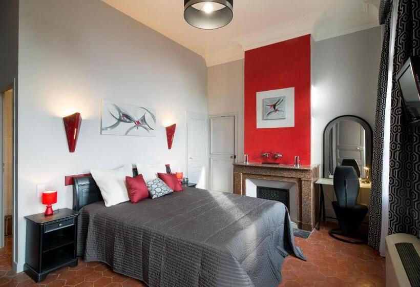 اتاق استاندارد با چشم‌انداز دریا, B&b Le Logis Du Mas