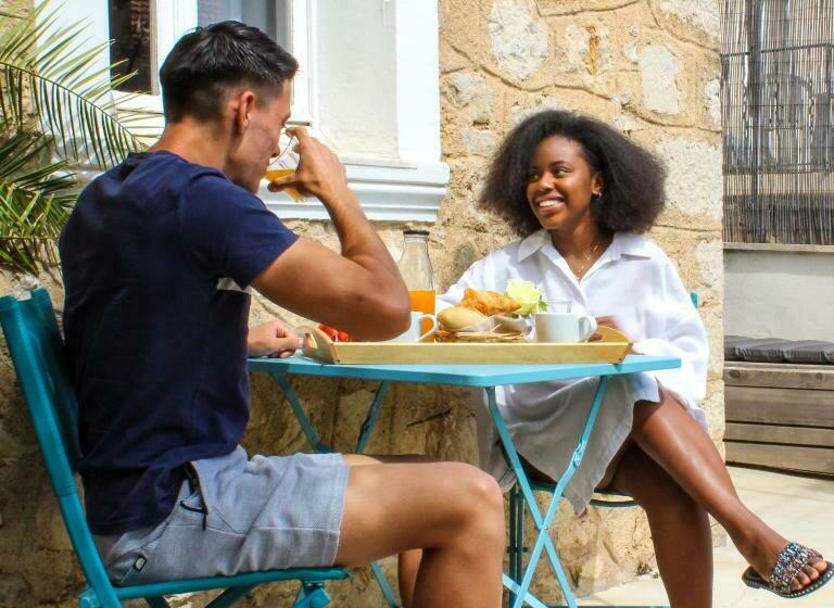 غرفة قياسية مزوَّدة بتراس, B&b Villa Du Roc Fleuri