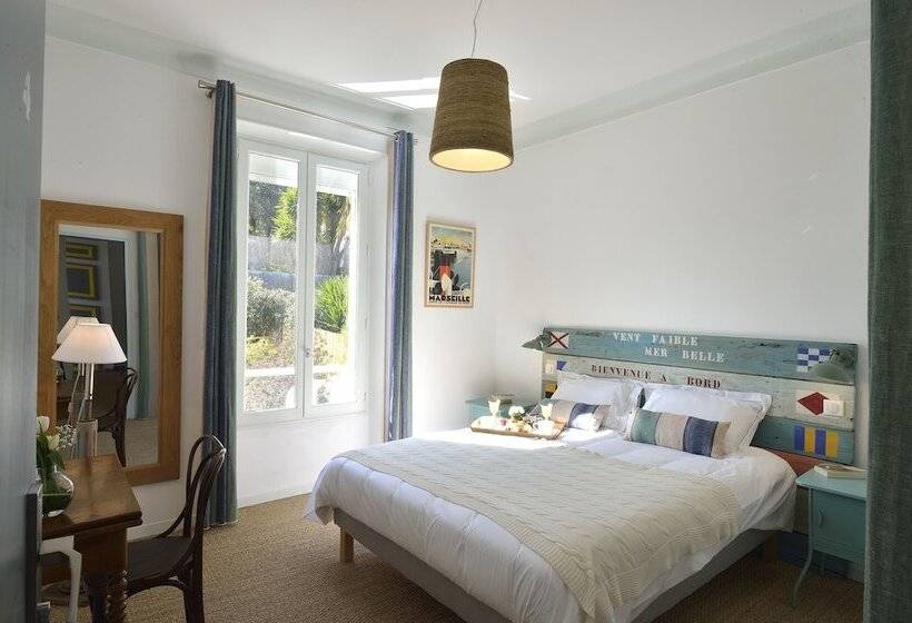 غرفة قياسية مطلّة علي الحديقة, B&b Villa Du Roc Fleuri