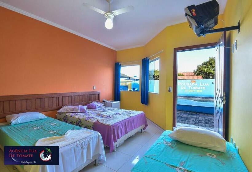 Quarto Triplo Estandar, Pousada Lua De Tomate
