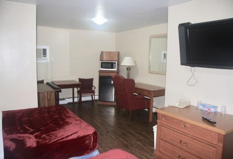 带2个双人床的标准工作室, American Plaza Motel