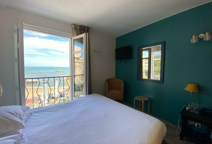 带海景的标准房, Hôtel Les Baigneuses De Biarritz
