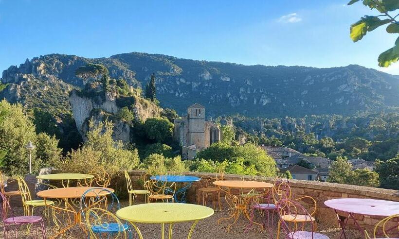 带观景的标准间, Hôtel Les Hauts De Mourèze