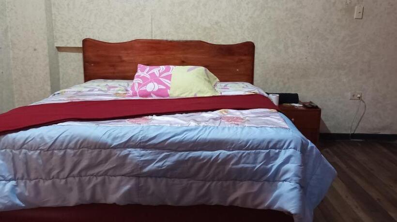 스탠다드 룸 더블 침대 2개, La Perla Cuencana Hostal