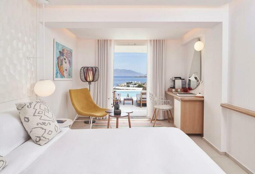 수피리어 룸 바다 전망, Myconian Kyma, A Member Of Design Hotels