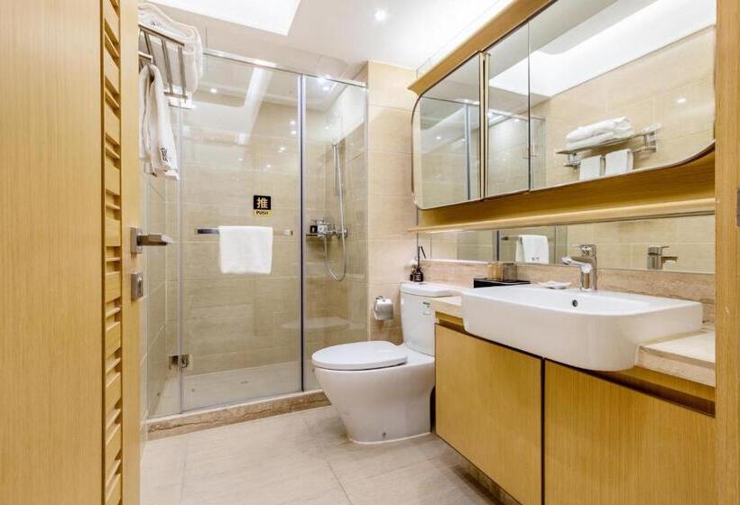Quarto Deluxe, Doria Home International Apartment  Guangzhou Huijin Ifc Keyun Road Metro Branch Canton Fair Free Sh