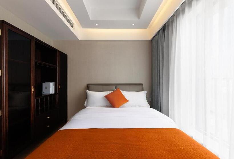 Apartamento 2 Dormitórios, Doria Home International Apartment  Guangzhou Huijin Ifc Keyun Road Metro Branch Canton Fair Free Sh