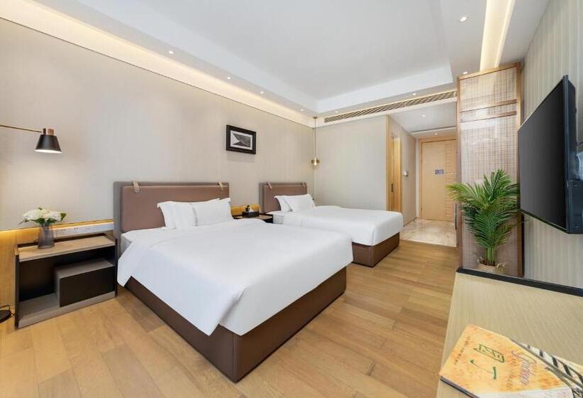 Quarto Deluxe, Doria Home International Apartment  Guangzhou Huijin Ifc Keyun Road Metro Branch Canton Fair Free Sh