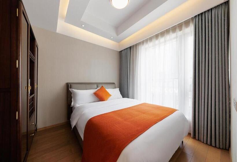 Apartamento 2 Dormitórios, Doria Home International Apartment  Guangzhou Huijin Ifc Keyun Road Metro Branch Canton Fair Free Sh