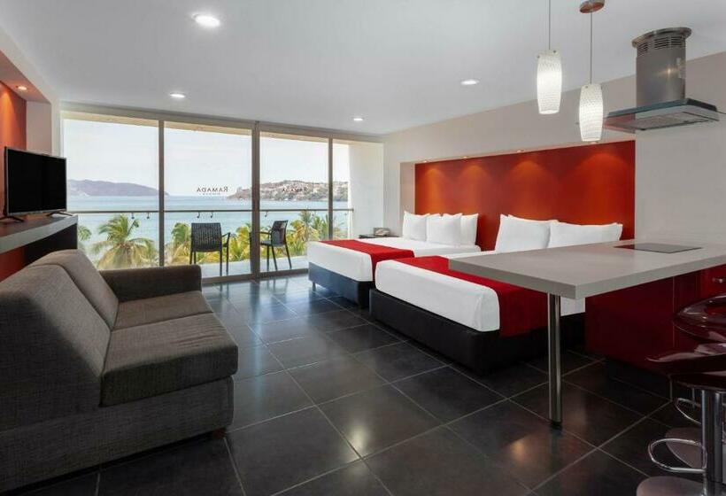 اتاق استاندارد با 2 تخت دوبل, Ramada By Wyndham Acapulco Hotel & Suites