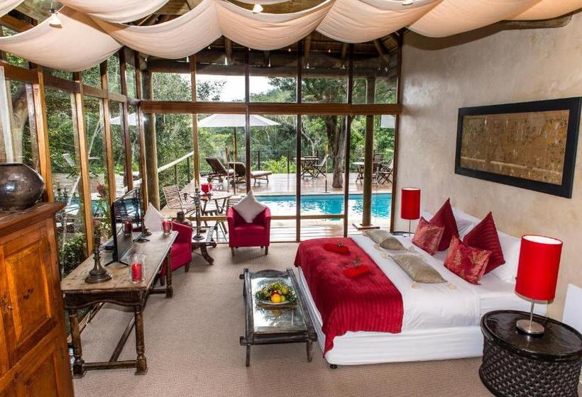 디럭스 스위트 킹 침대, Trogon House And Forest Spa