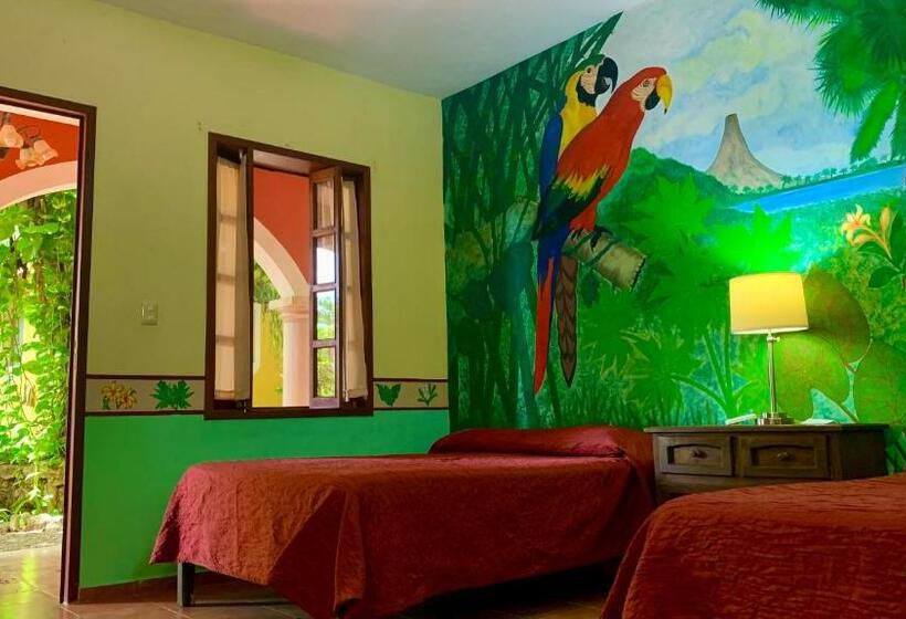 חדר סטנדרט שתי מיטות זוגיות, Gardenhotel Macan Ché B&b
