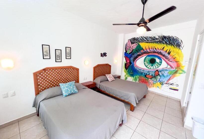 Pokój Superior Widok Basen, Ith Sayulita Amazing Surf Hostel