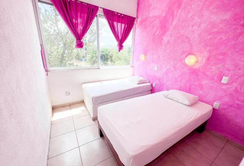 Standaard Driepersoonskamer met Gedeelde Badkamer, Ith Sayulita Amazing Surf Hostel