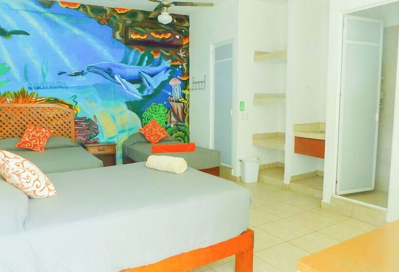 Pokój Rodzinny Widok Basen, Ith Sayulita Amazing Surf Hostel