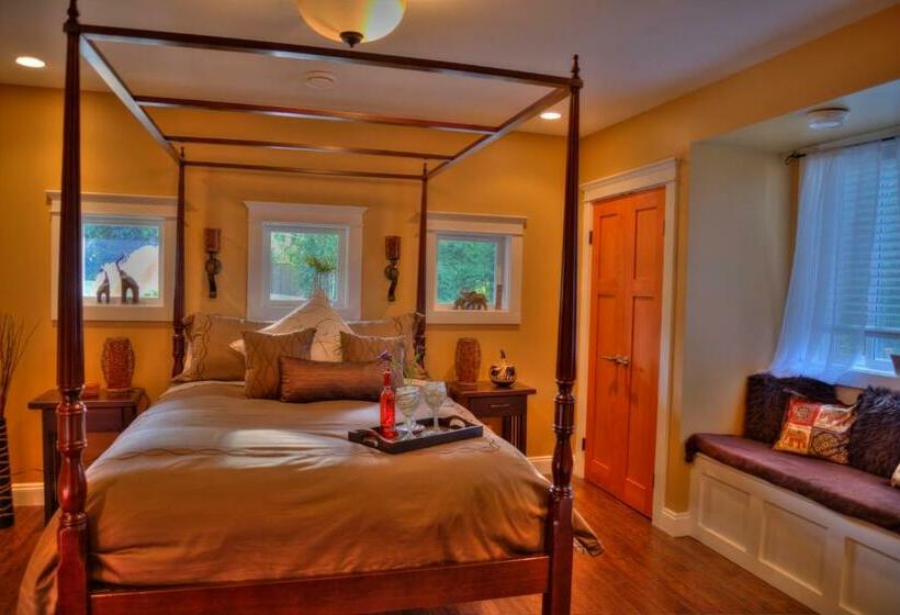 标准房带园景, Shawnigan Suite B & B
