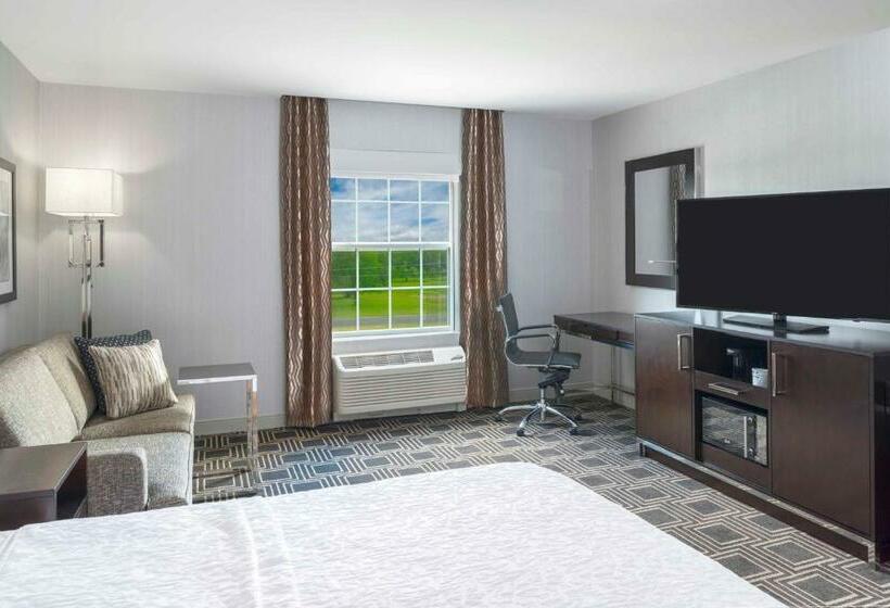 장애인을 위한 킹사이즈 침대 스탠다드 룸, Hampton Inn & Suites Bridgewater