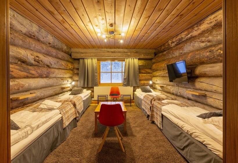 Номер Стандарт Четырехместный Совместный Санузел, Kuukkeli Log Houses Aurora Resort