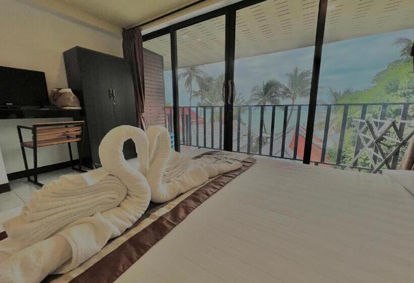 オーシャンビュースタンダードルームバルコニー付き, The Shore Samui