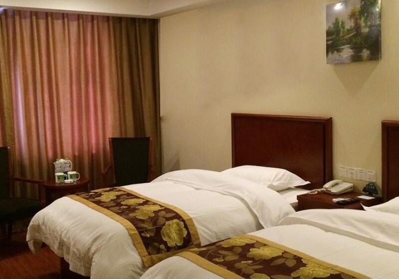 Семейный Номер, Greentree Inn Shandong Yantai Fushan District Yongda Street Express